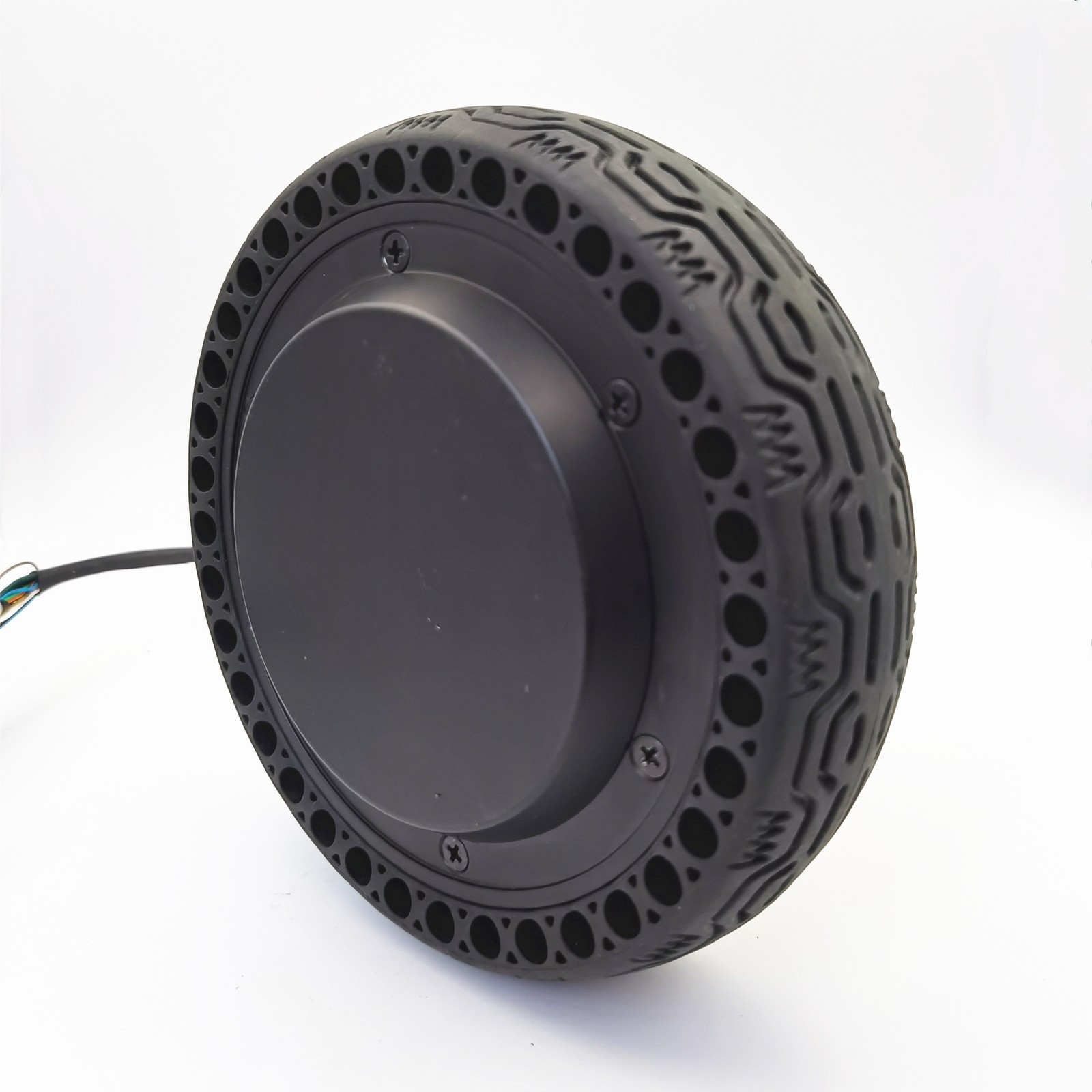 6,5 Inch Shock Absorbent Honeycomb Tyres Hub Motor Dengan Encoder Builtin